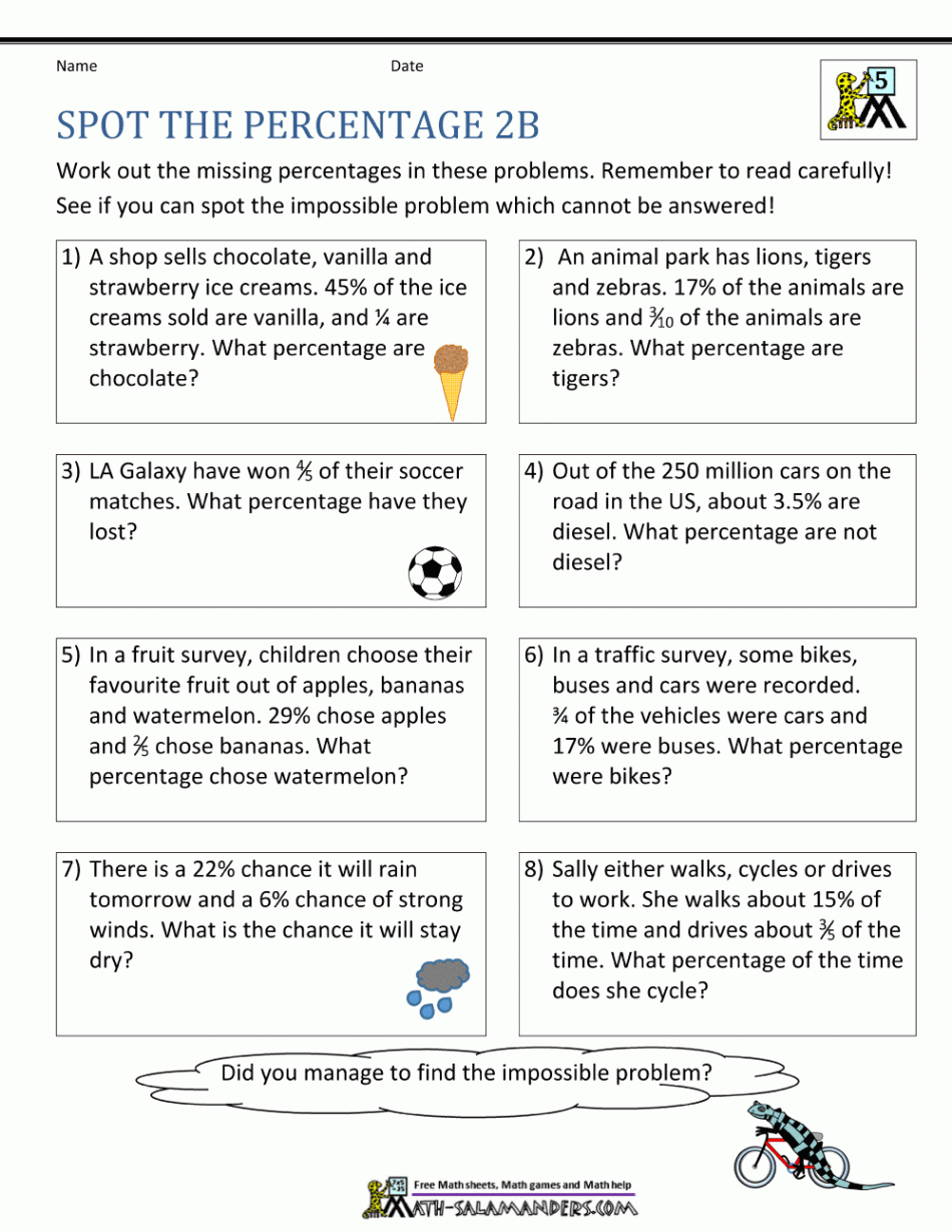 math-percentage-worksheets-spot-the-percentages-b