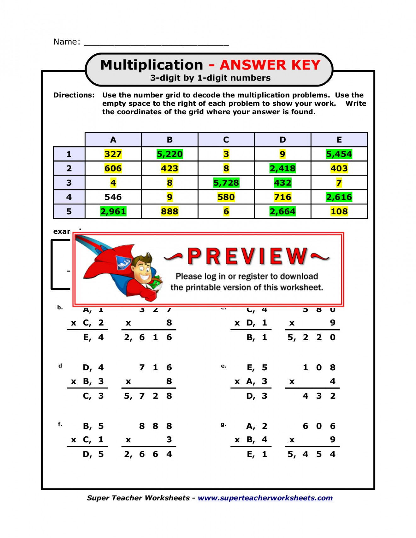 Multiplication - Super Teacher Worksheets - Flip eBook Pages -