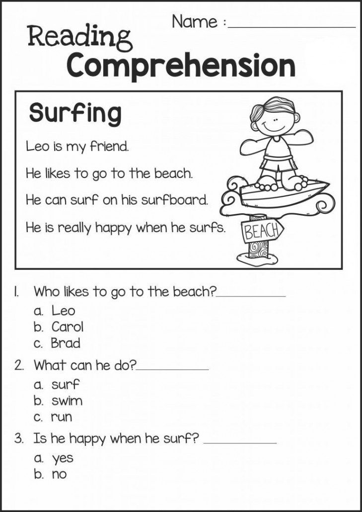 nd Grade Reading Worksheets - Best Coloring Pages For Kids  nd