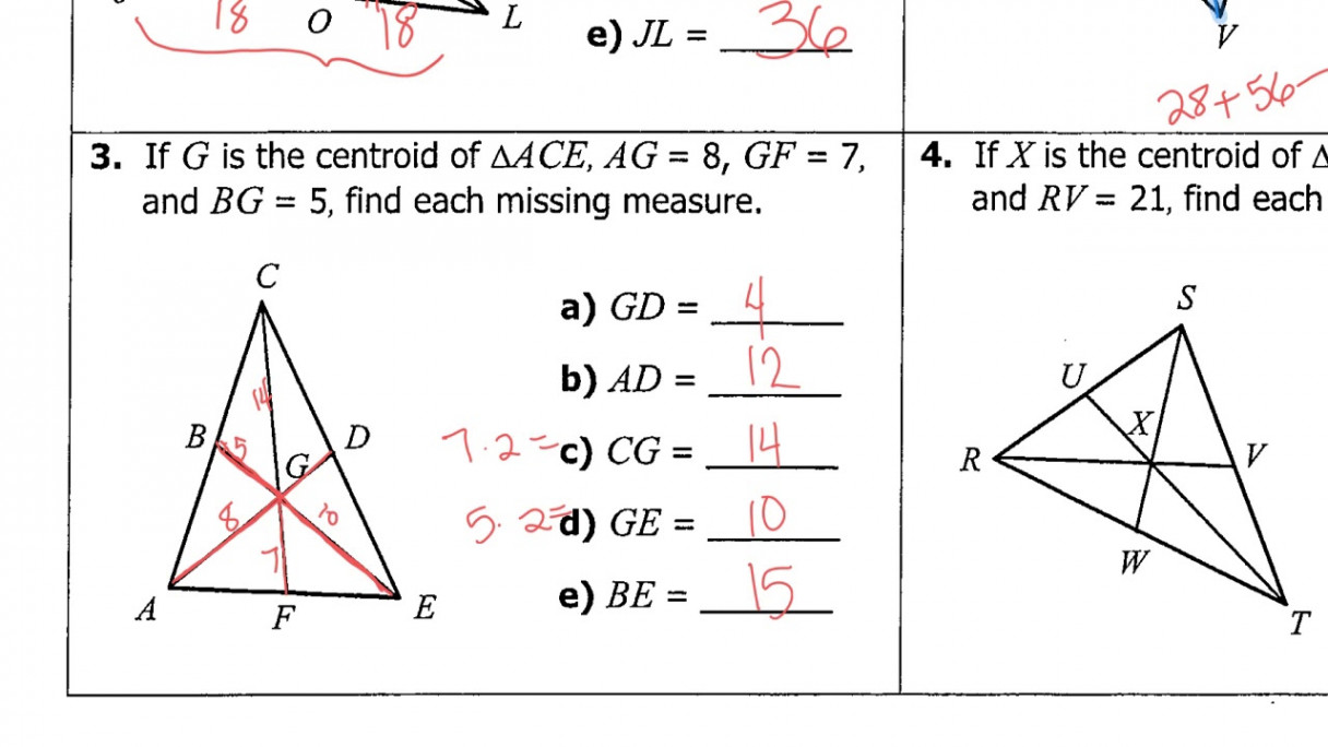 Notes   Medians and Centroid