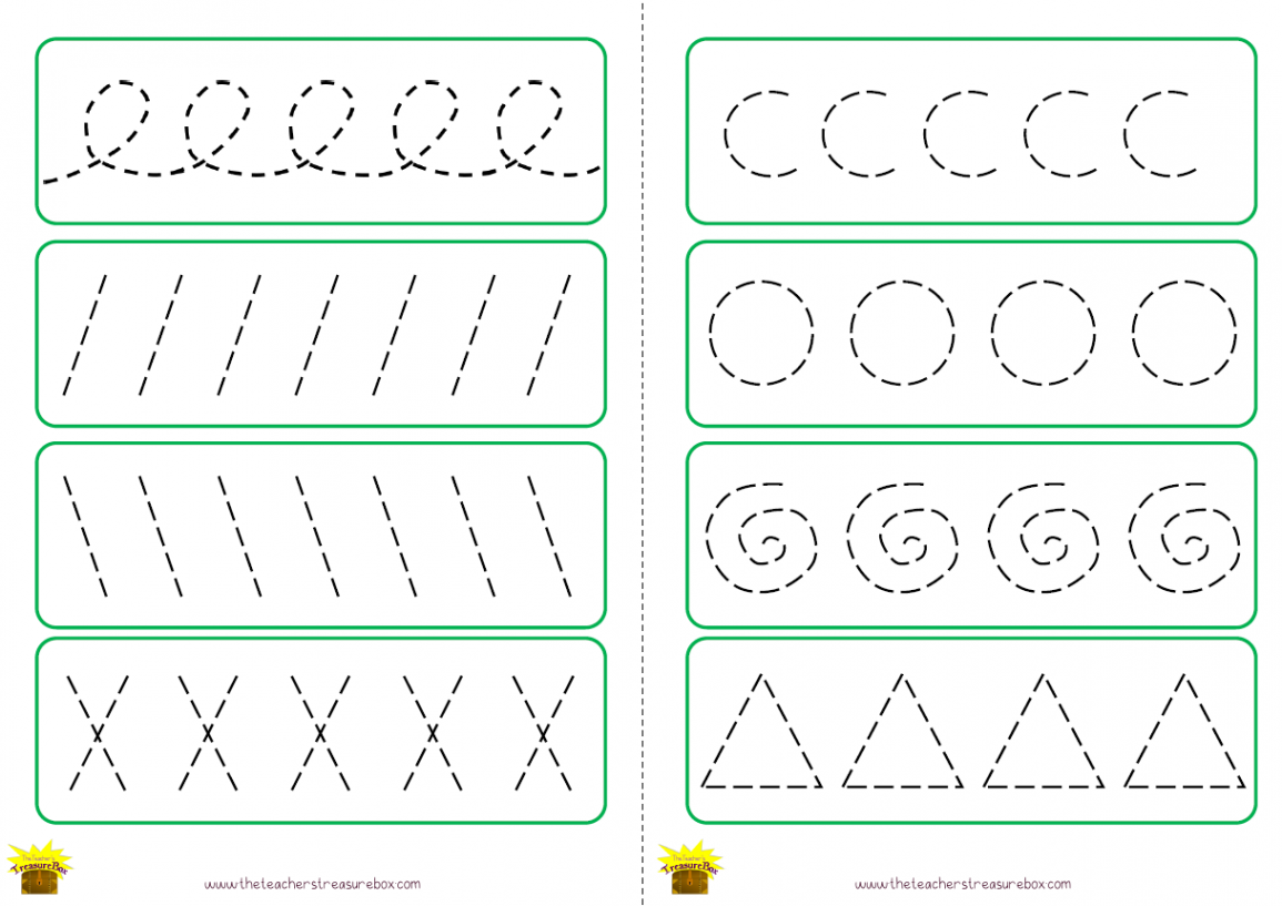 Pencil Control Activity Cards