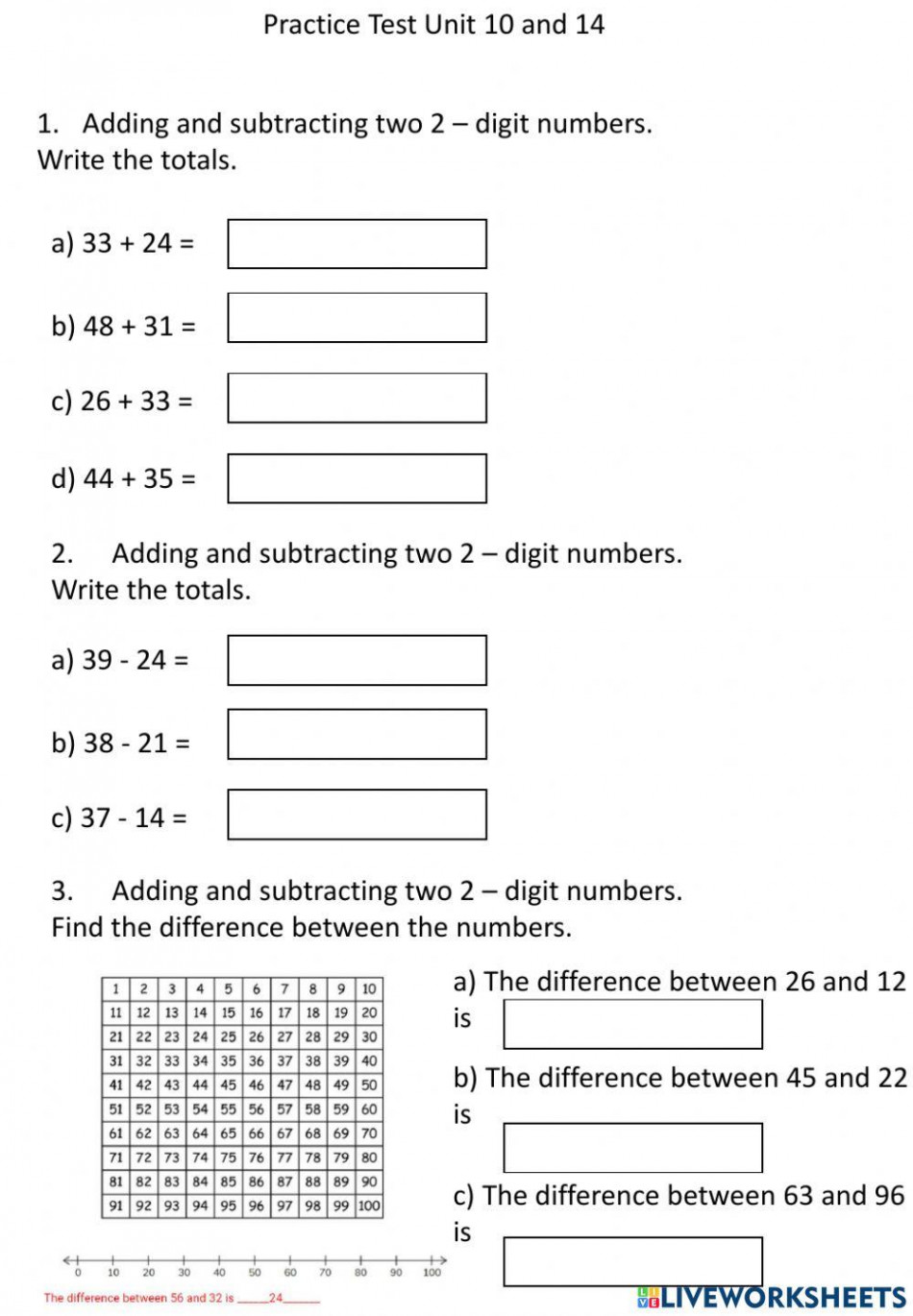 Practice Test Cambridge Maths  worksheet  Live Worksheets