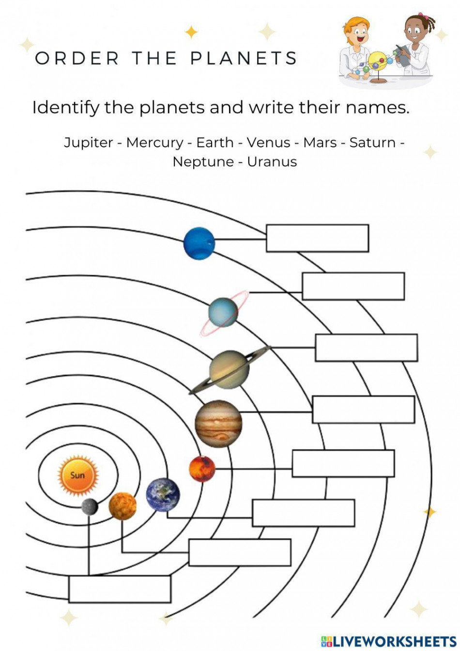 Solar System online pdf activity for   Live Worksheets