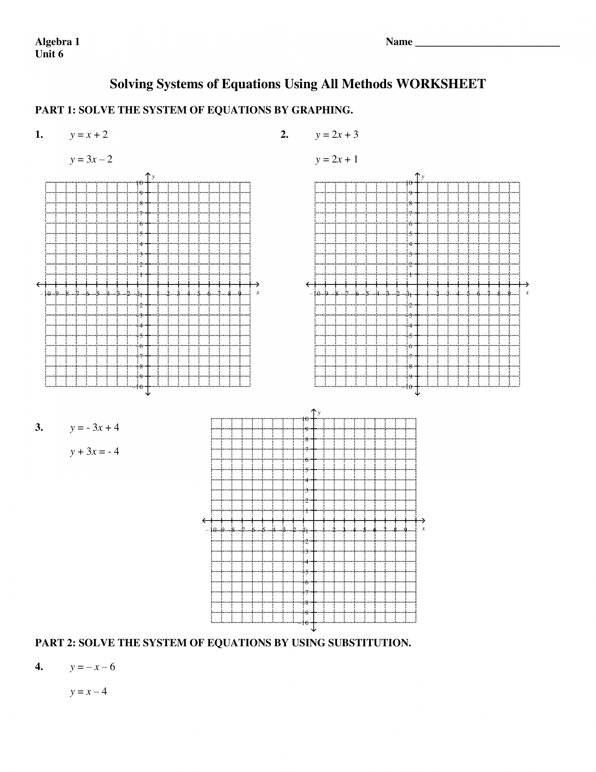 Solving Systems of Linear Equations honors - Thianna Reyes