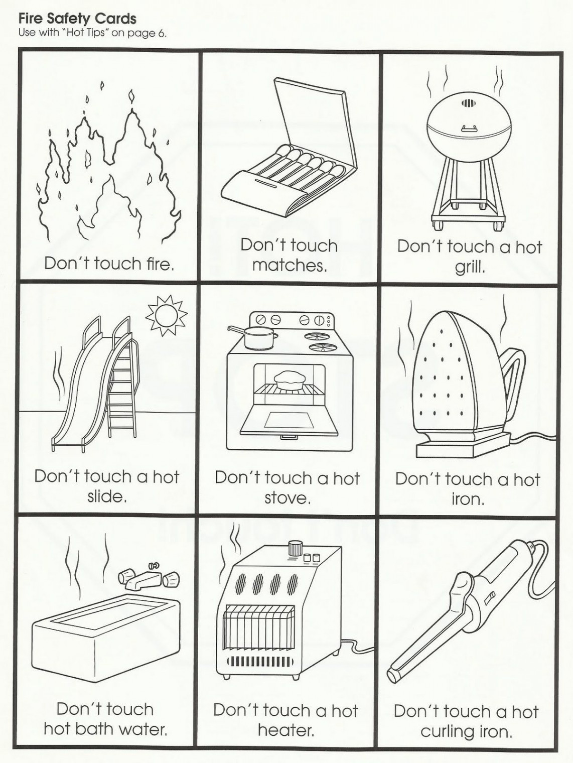 Squish Preschool Ideas: Fire Safety  Fire safety worksheets, Fire