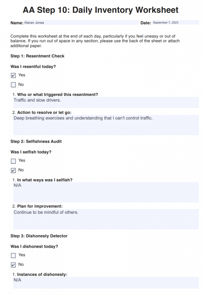 -Step Inventory Worksheets & Example  Free PDF Download