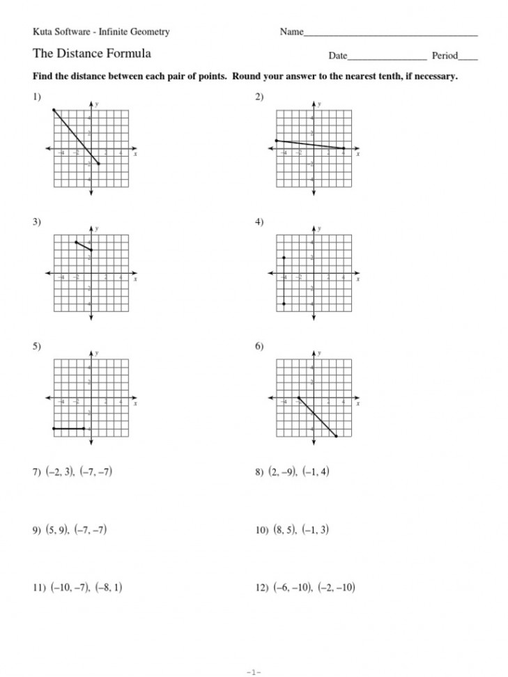 -The Distance Formula  PDF  Teaching Mathematics  Geometry