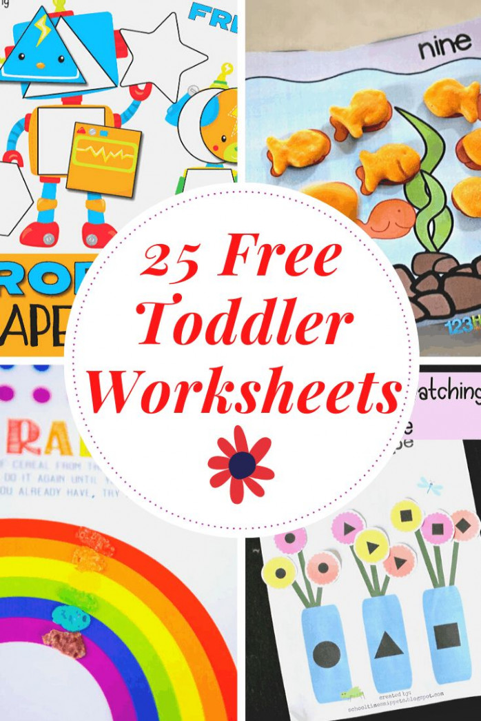 Free Printable Toddler Worksheets  Kids worksheets printables