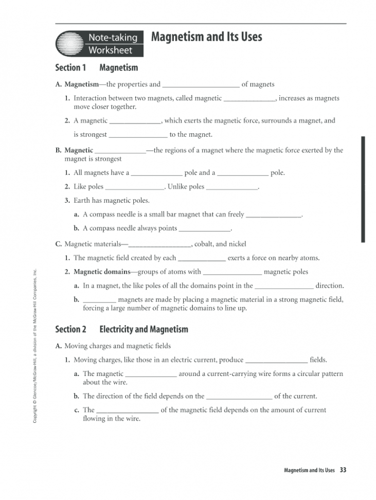 Magnetism worksheet grade  pdf: Fill out & sign online  DocHub