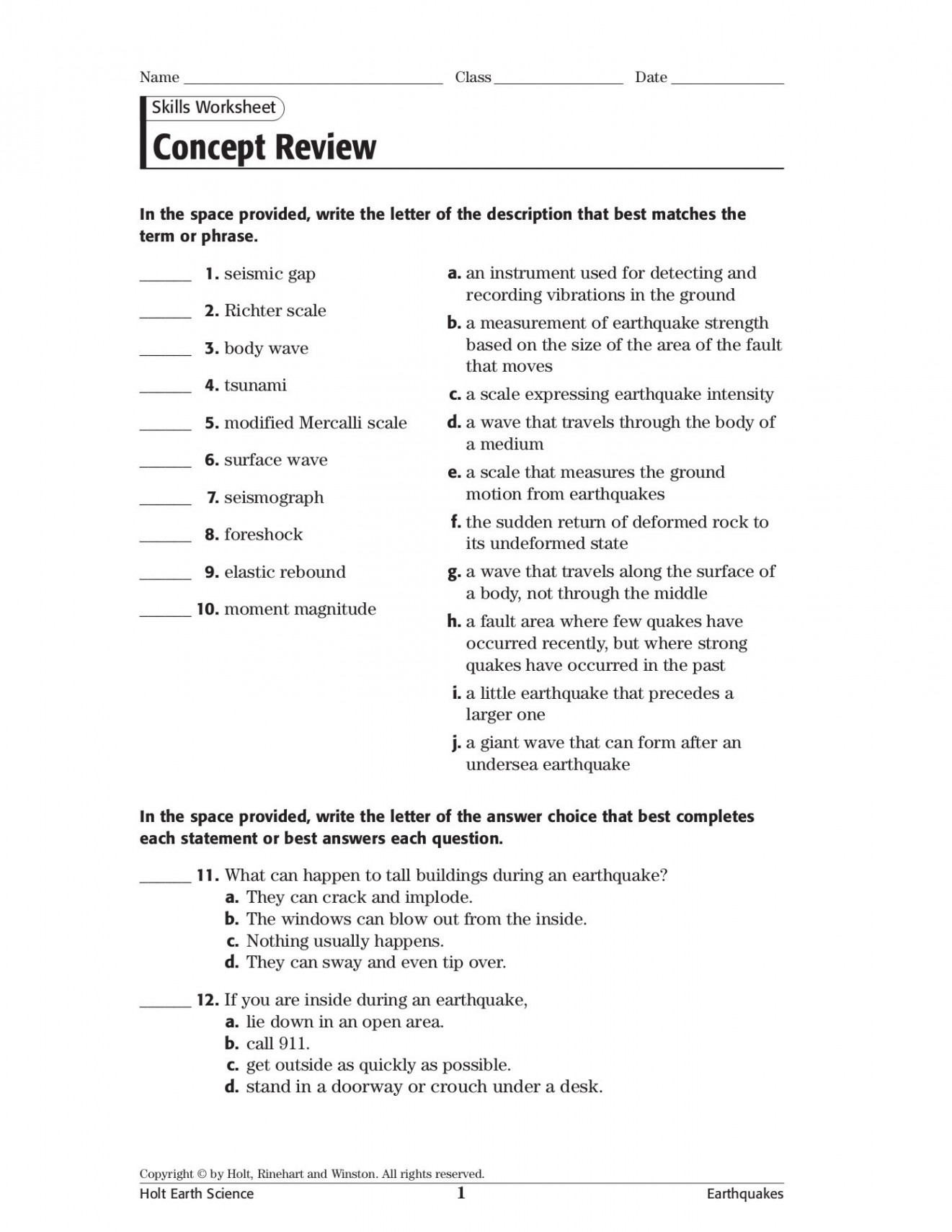 Skills Worksheet Concept Review Pages - - Flip PDF Download