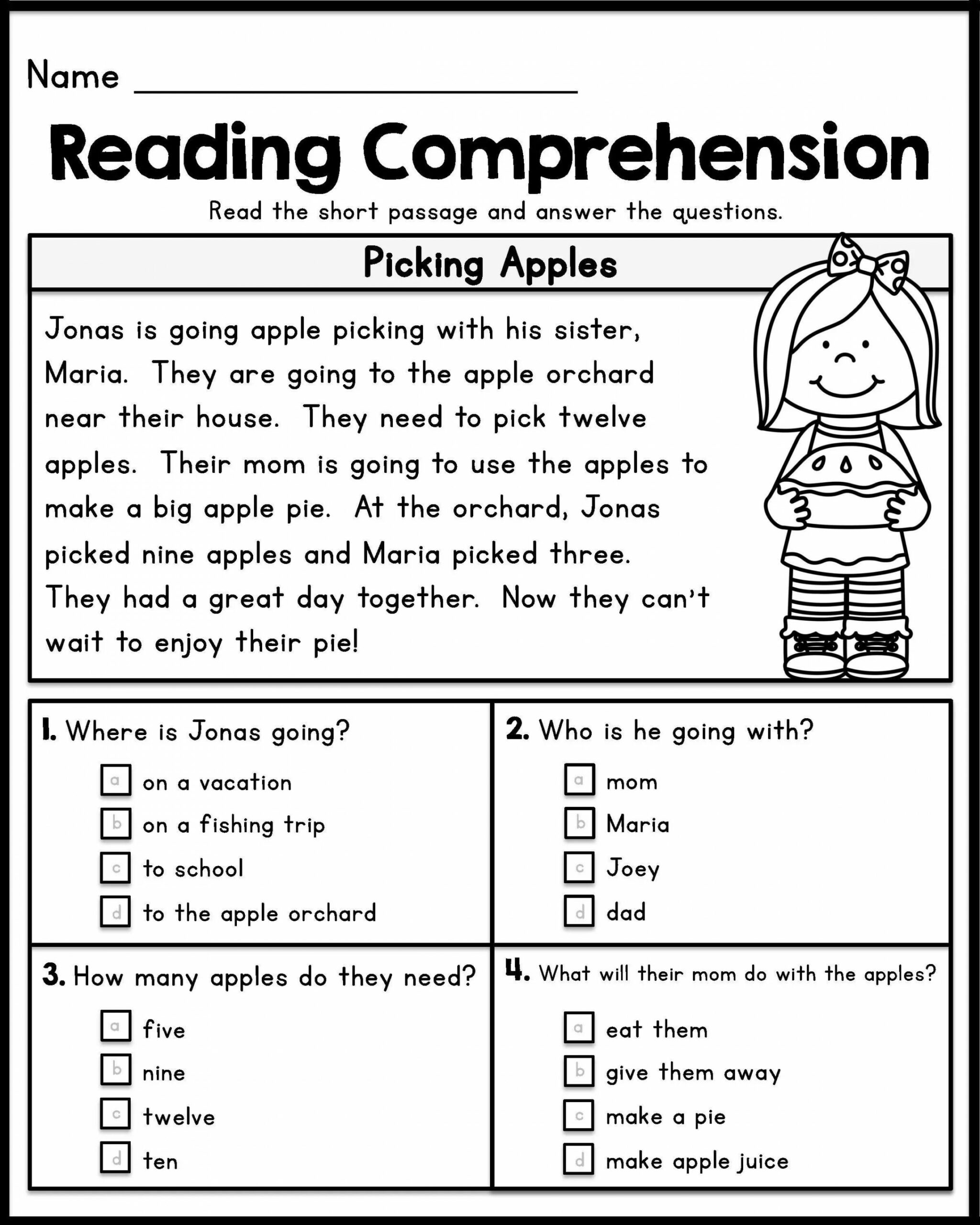 St Grade Reading Comprehension Worksheets Pdf is really a