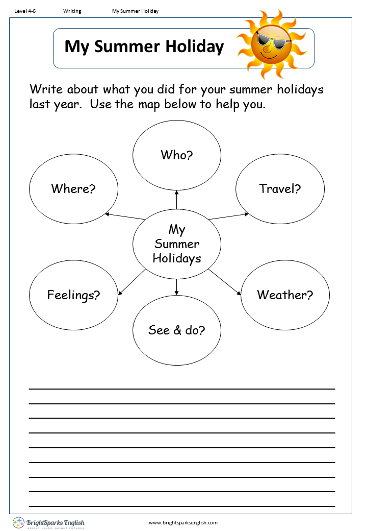 Best 45 My Summer Holidays Worksheets Ideas 26