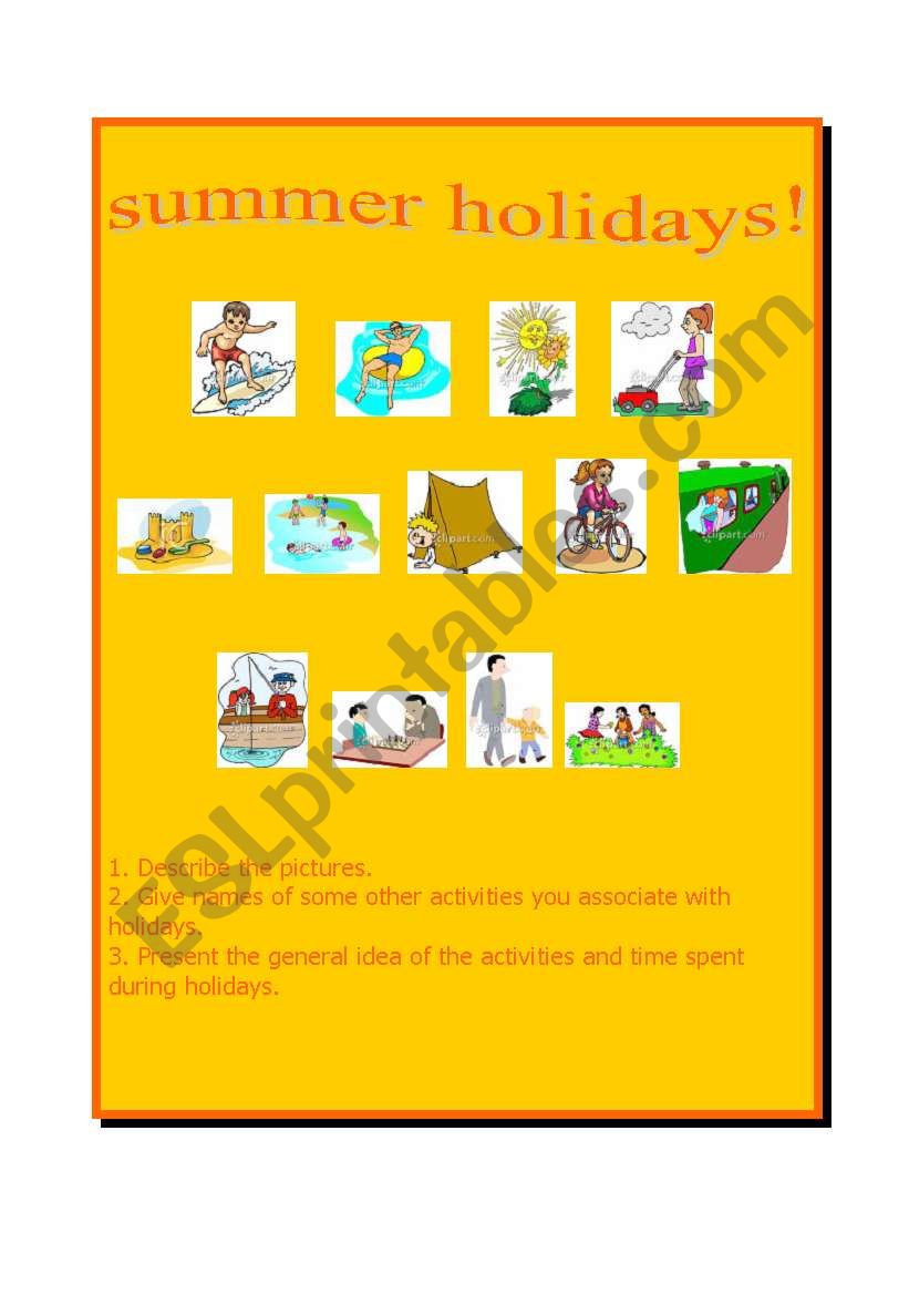 Best 45 My Summer Holidays Worksheets Ideas 44