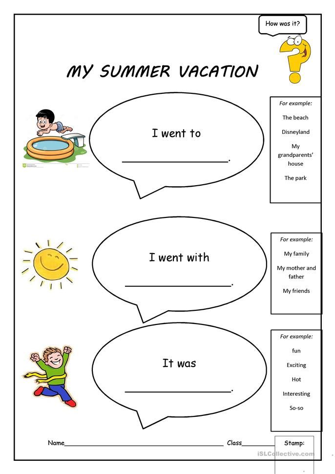 Best 45 Summer Holiday Vocabulary Worksheets Ideas 29