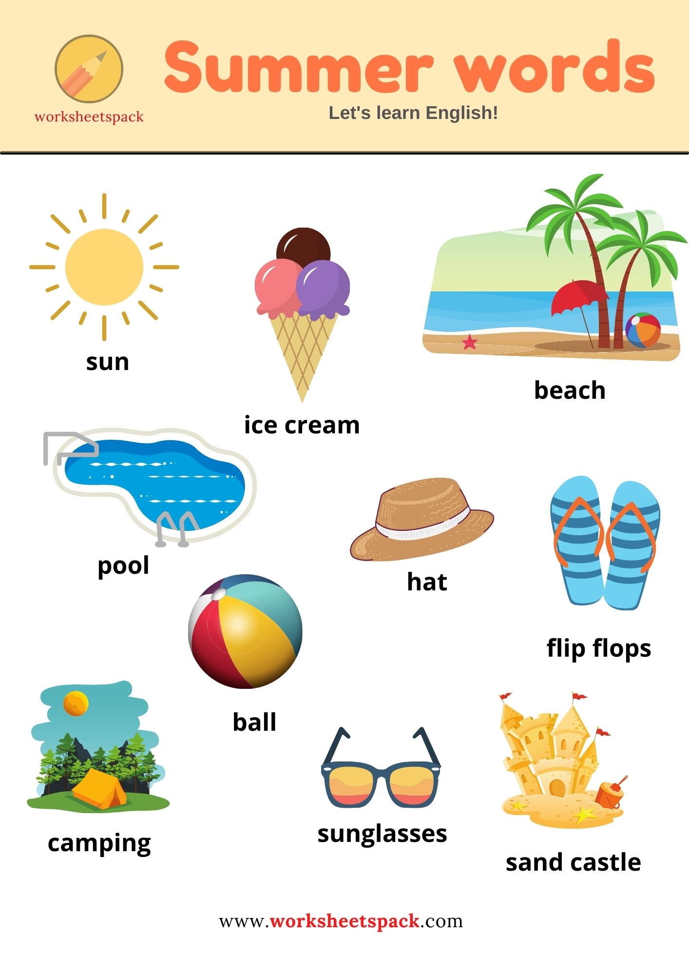 Best 45 Summer Holiday Vocabulary Worksheets Ideas 38