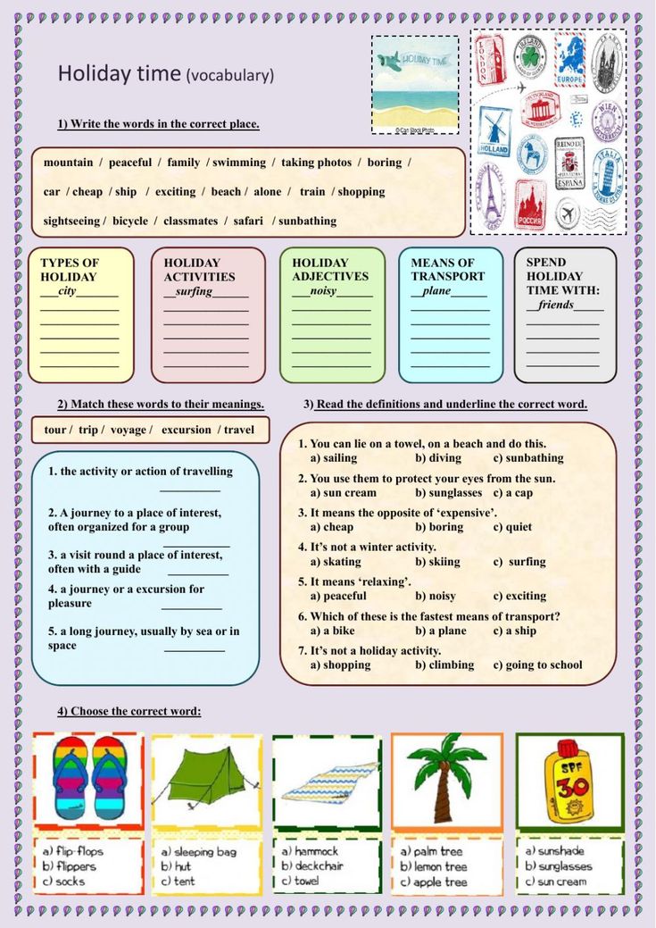 Best 45 Summer Holidays Worksheets For Kids Ideas 28