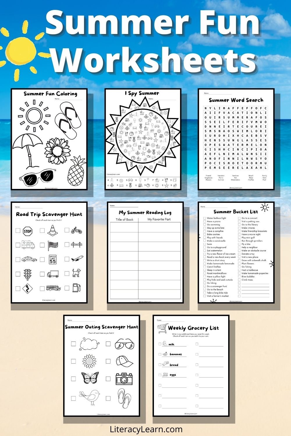 Best 45 1St Grade Summer Worksheets Free Printables Ideas 25