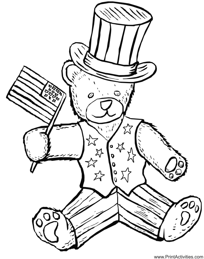 Best 45 Printable Patriotic Coloring Pages Ideas 29