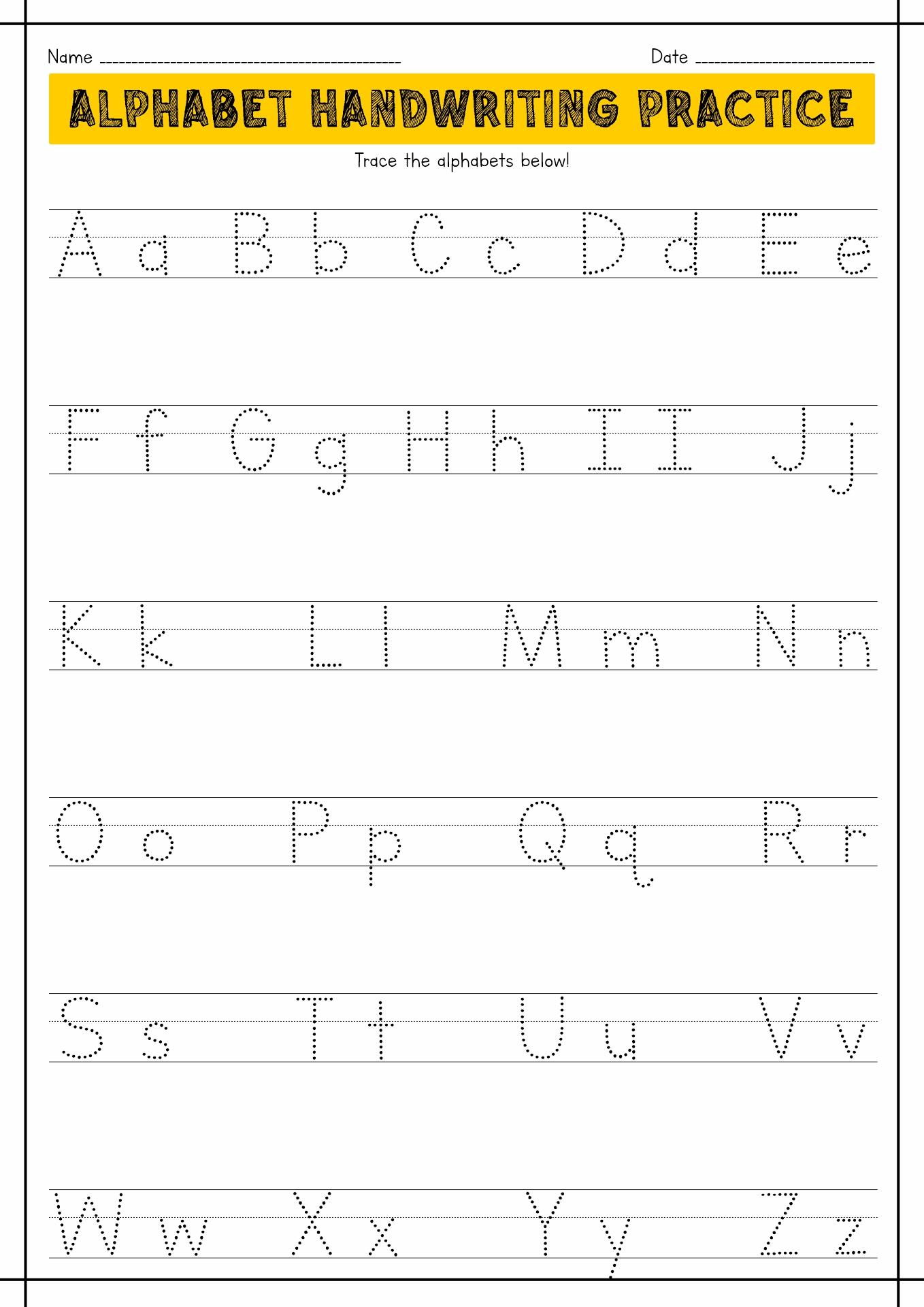 Kindergarten Chinese Writing Worksheet