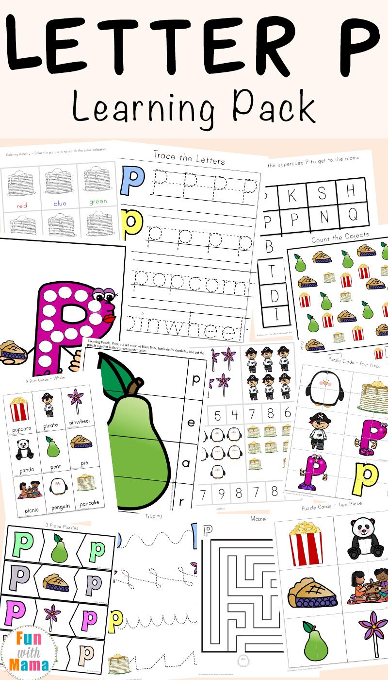 Kindergarten Letter Practice Worksheet