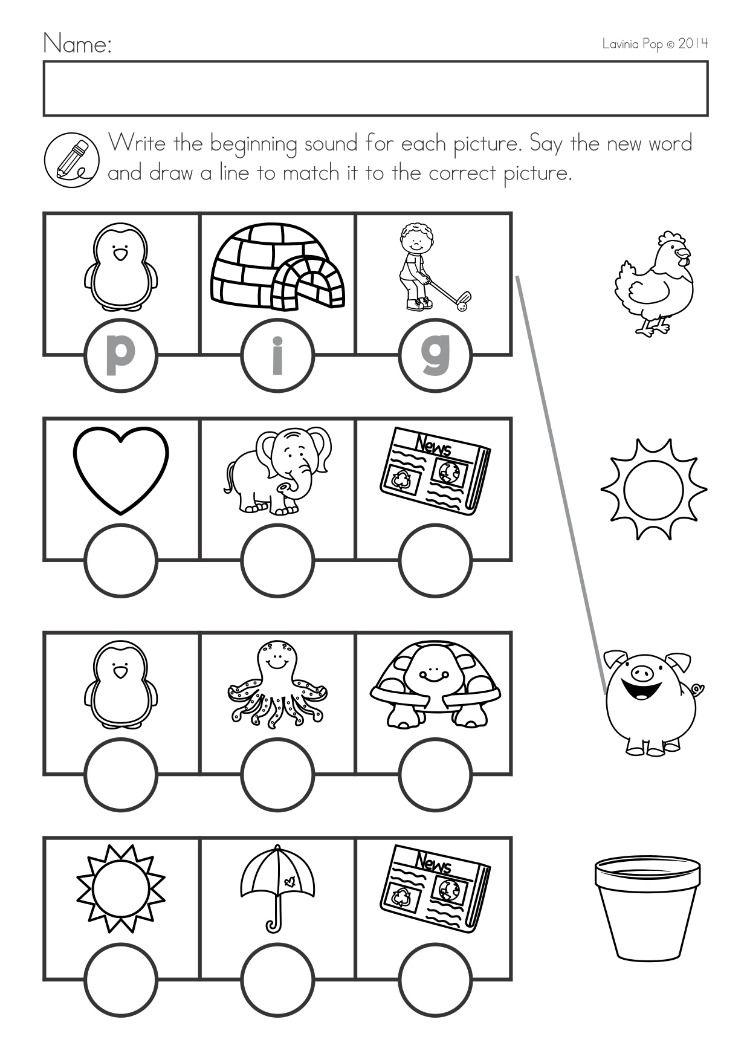 Kindergarten Worksheet Ideas Day 2