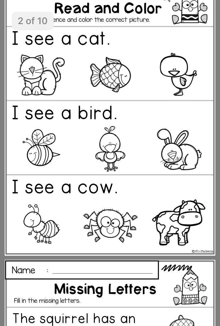 Kindergarten Worksheet Ideas Printable