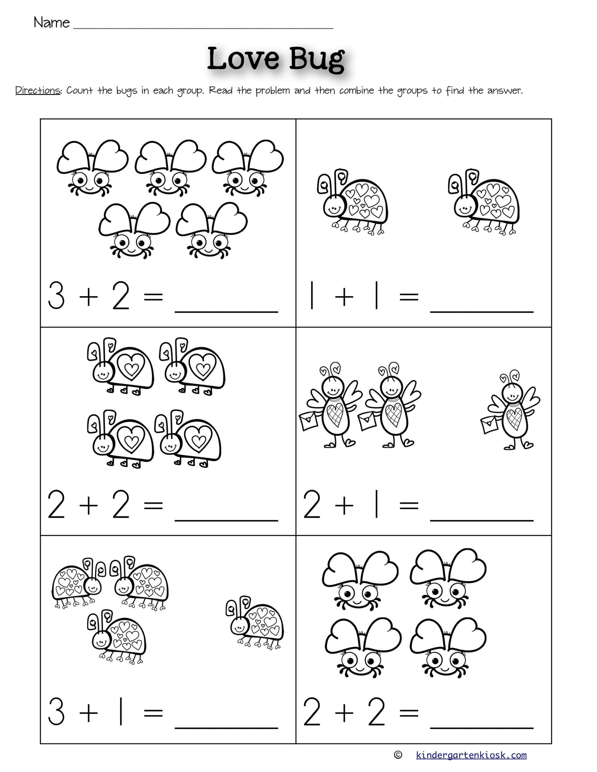 Kindergarten Worksheet On Addition Zero And First Conditional