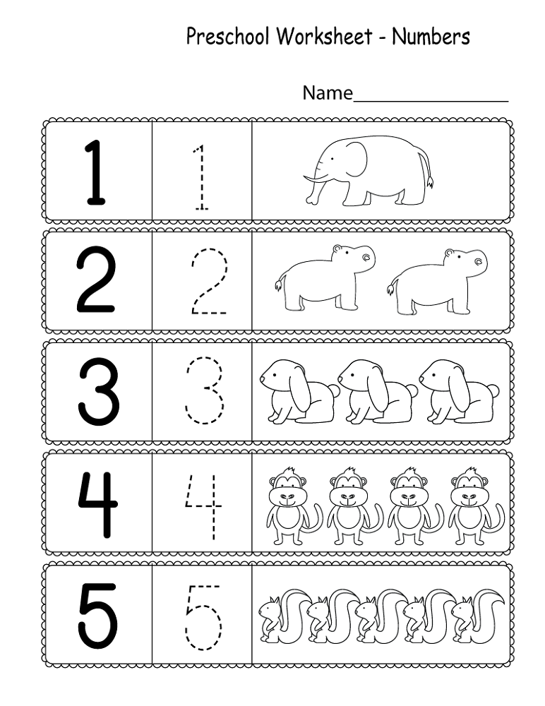 Kindergarten Worksheet Template Ai