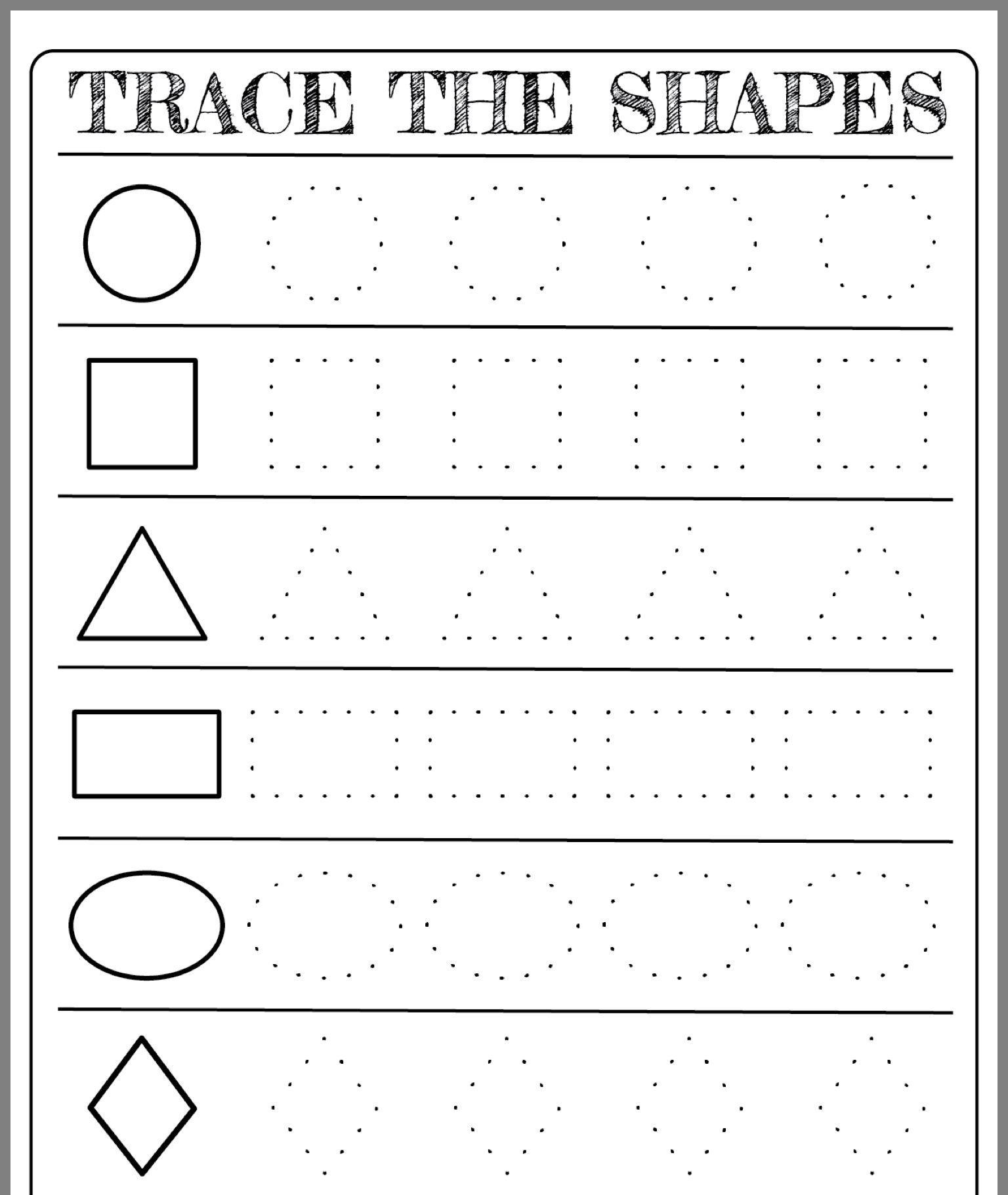 Kindergarten Worksheet Template In Word