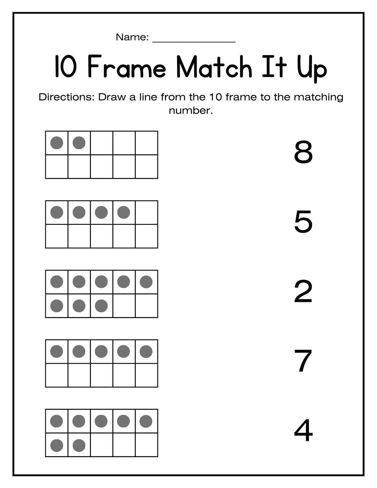 Kindergarten Worksheet Template Jpg