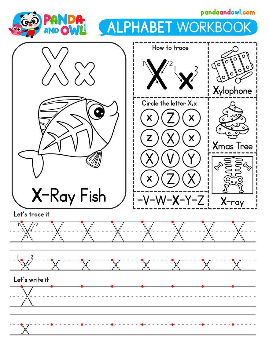 Letter X Worksheet Kindergarten B1