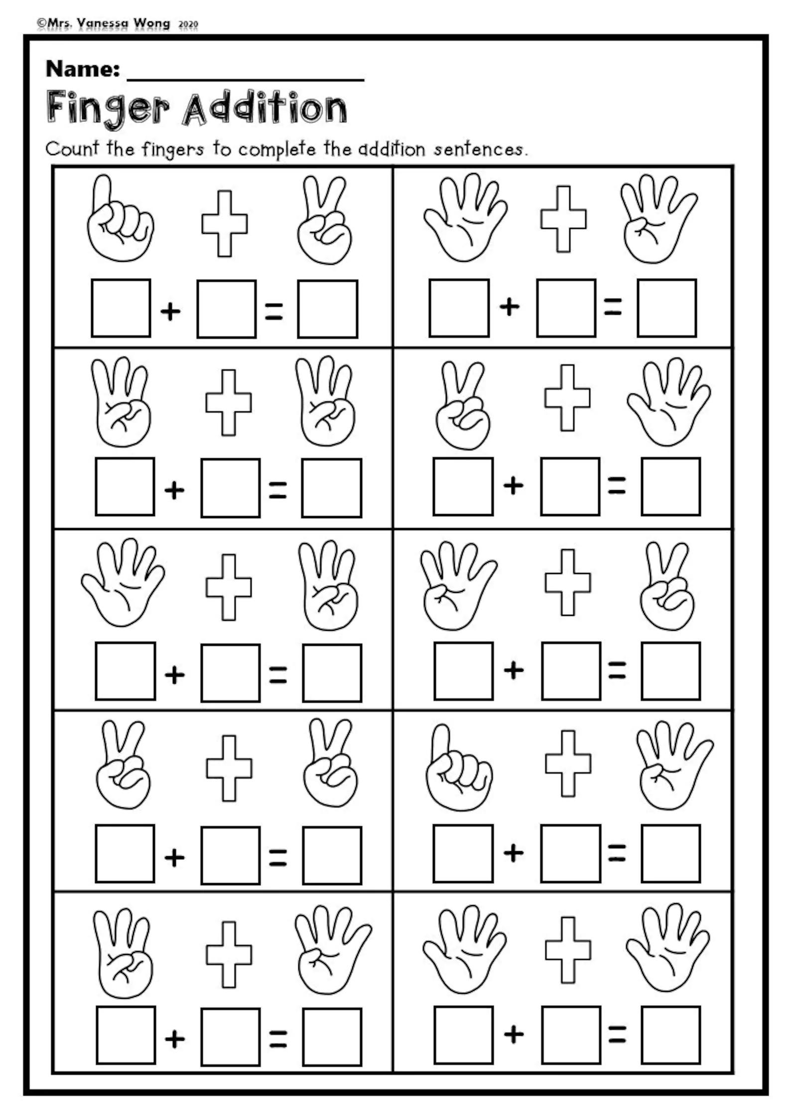 Live Worksheet On Addition For Kindergarten