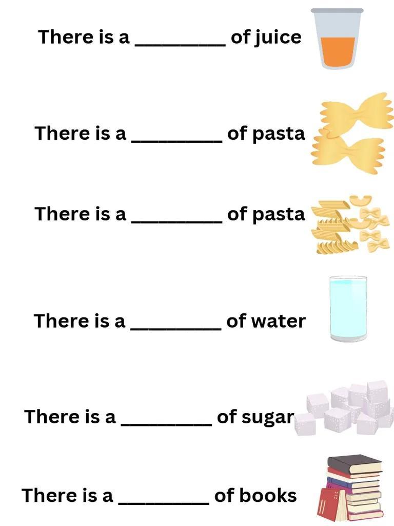 Quantifiers Worksheet For Kindergarten Doc