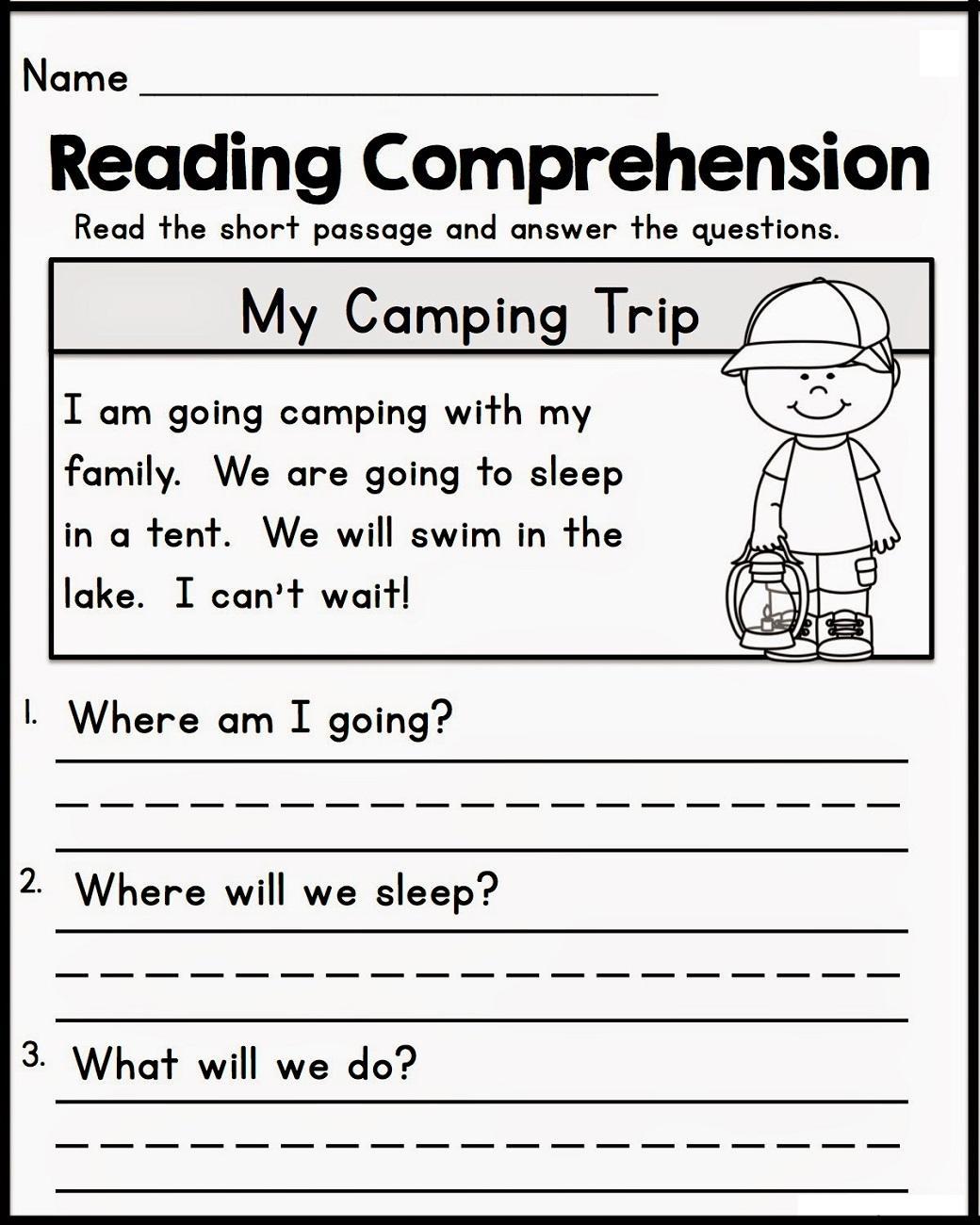 Reading Worksheets For Kindergarten 1