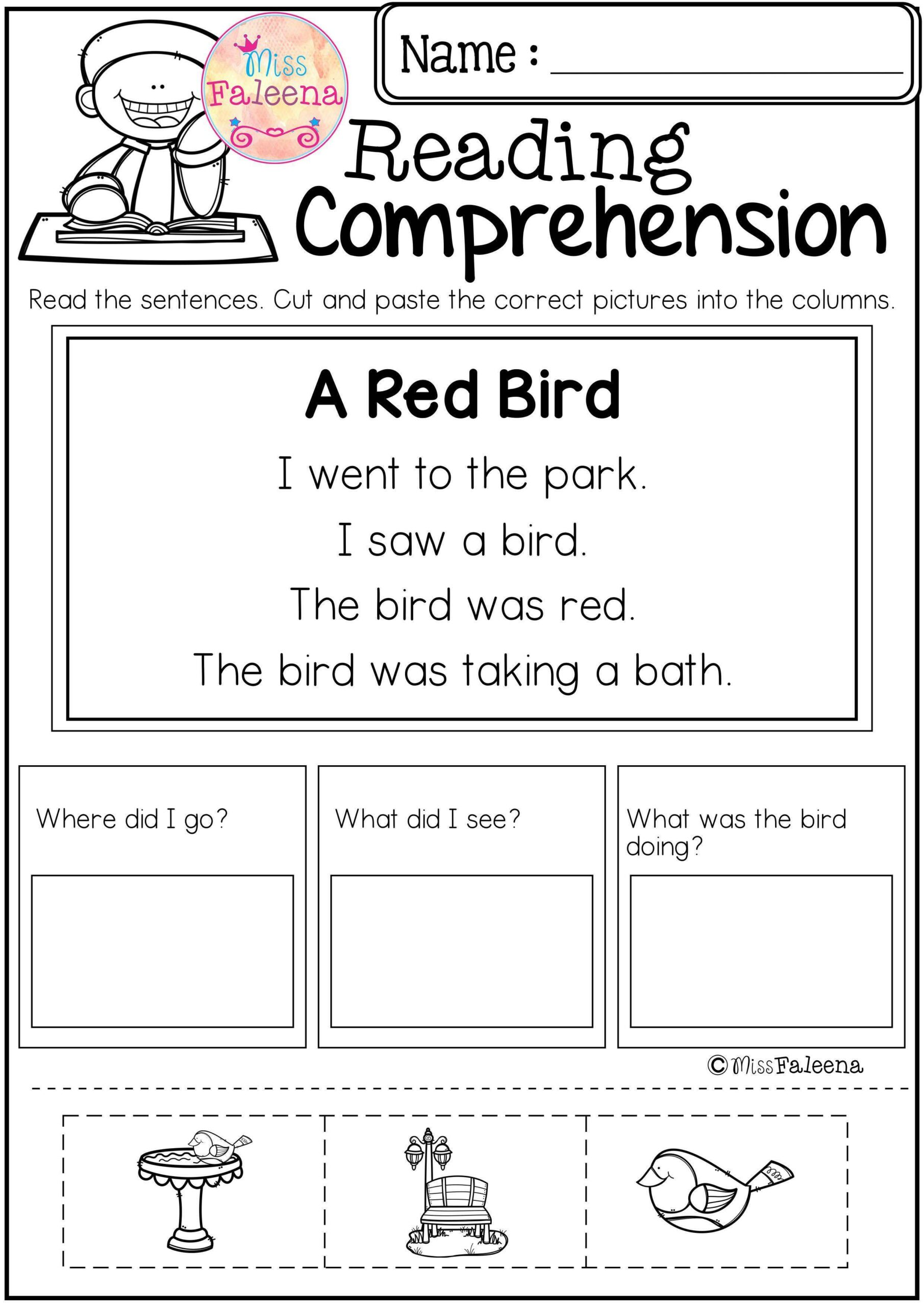 Reading Worksheets For Kindergarten Daily