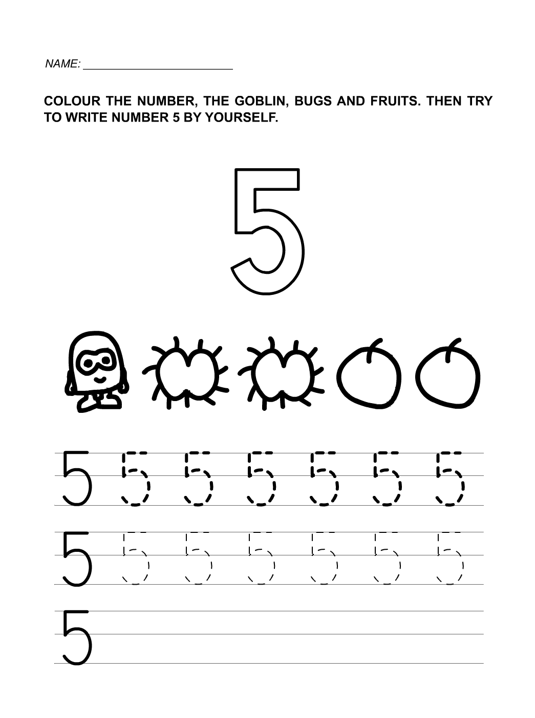 20 Christmas Number Five Woorksheet Pdf