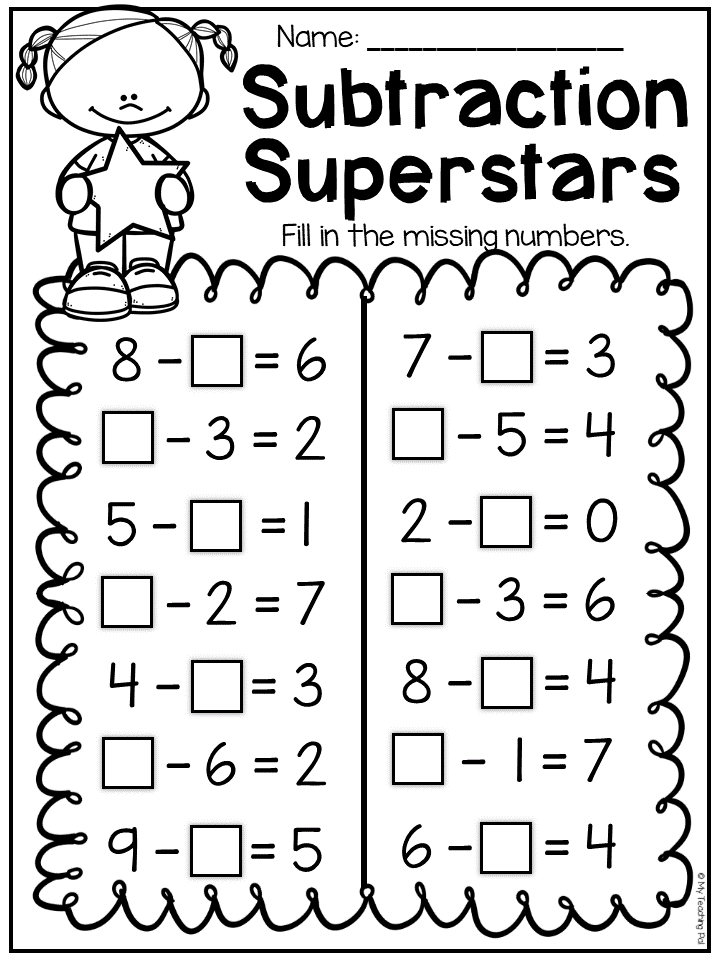 30 1St Grade Math Worksheets Free Addition And Subtraction Numbers