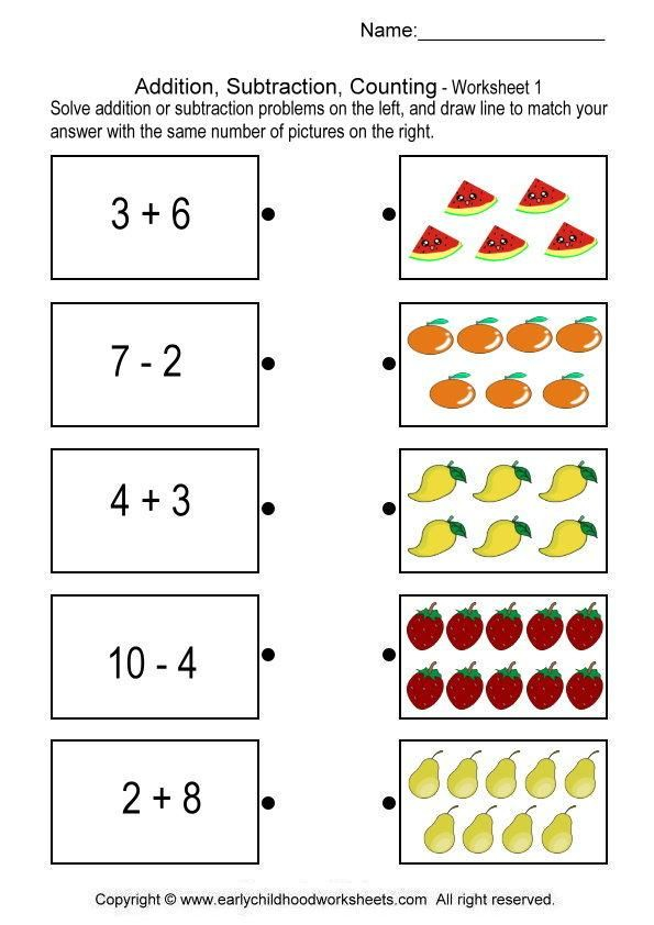 30 1St Grade Math Worksheets Free Addition And Subtraction Numbers