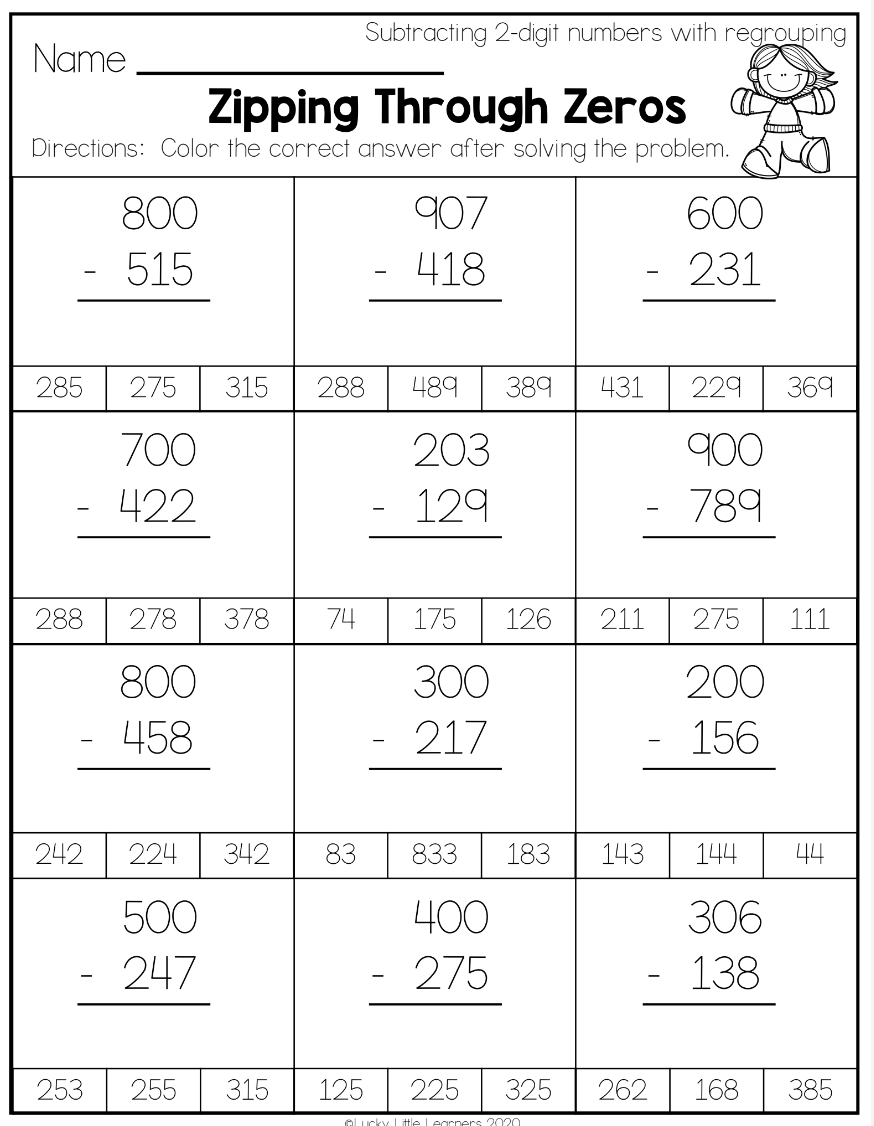 30 2Nd Grade Math Worksheets Pdf