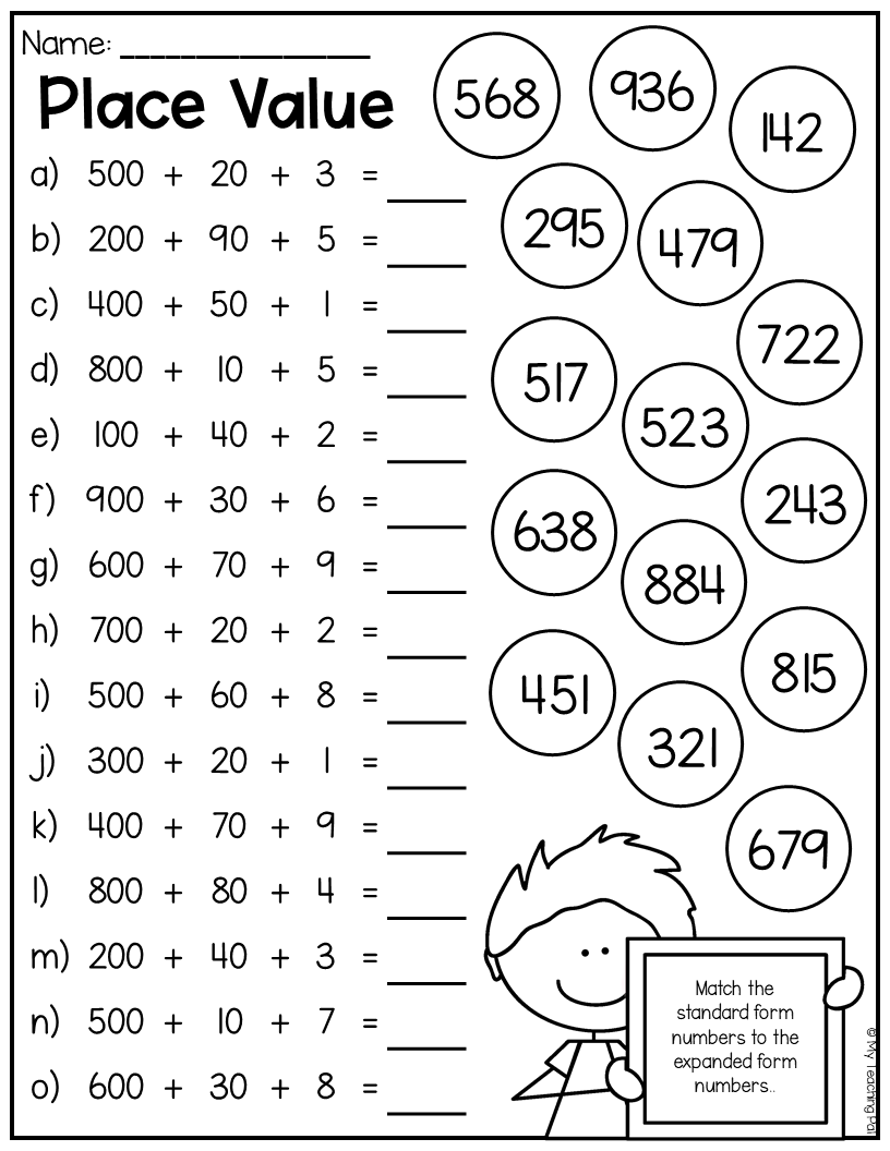 30 2Nd Grade Math Worksheets Pdf