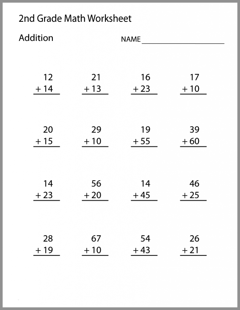 30 2Nd Grade Math Worksheets Pdf