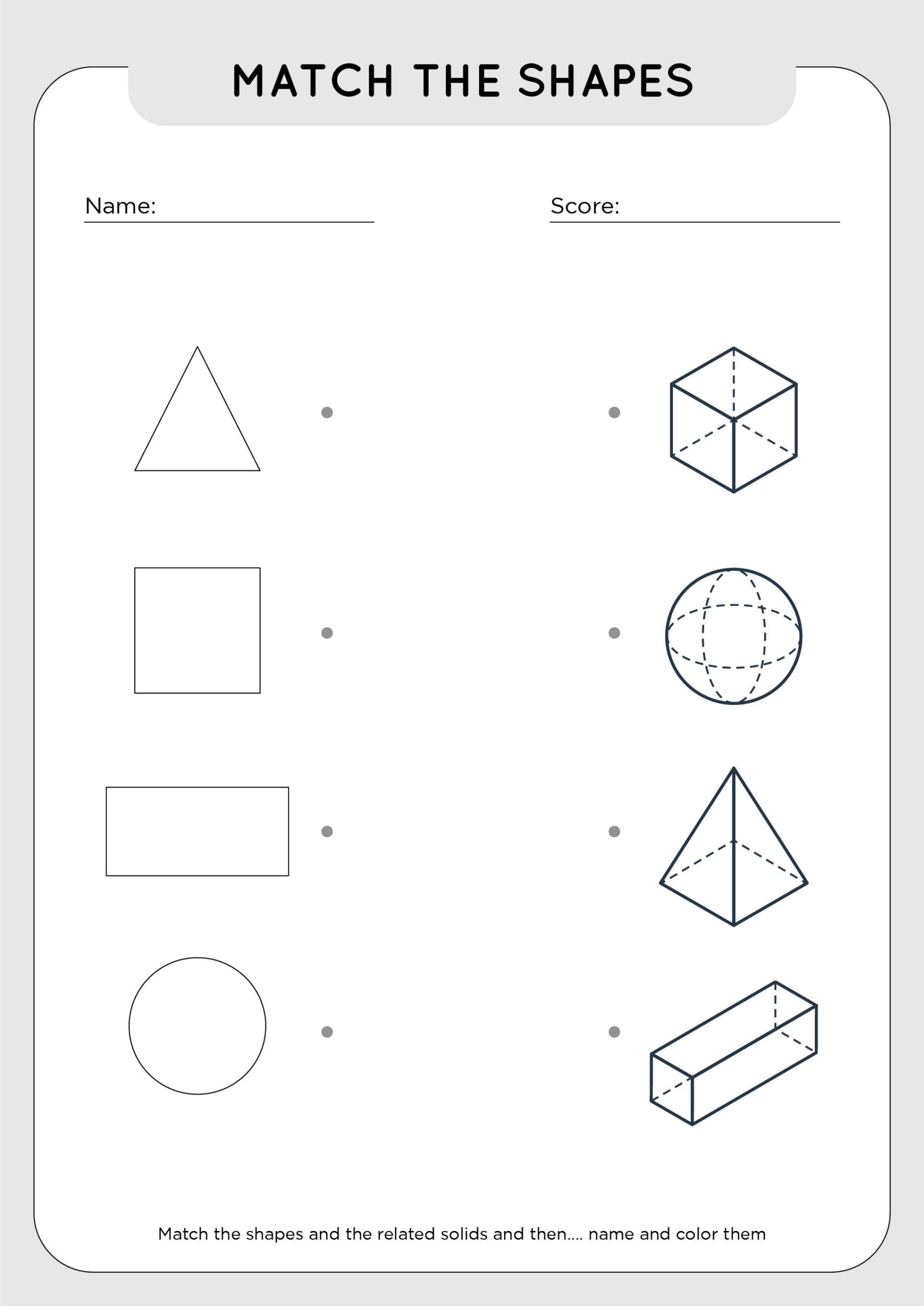 30 2Nd Grade Math Worksheets Shapes