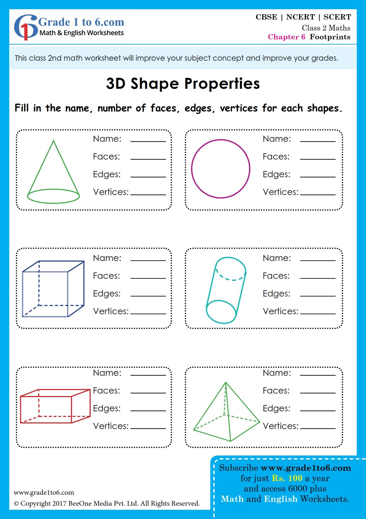 30 2Nd Grade Math Worksheets Shapes