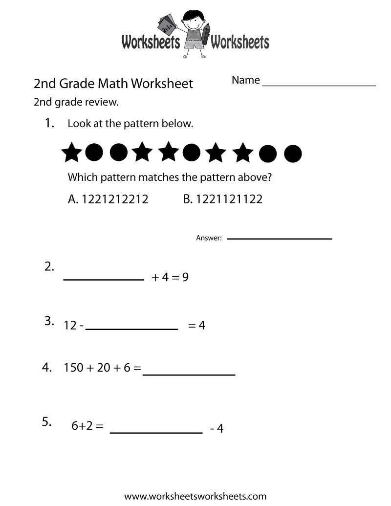 30 2Nd Grade Math Worksheets Shapes