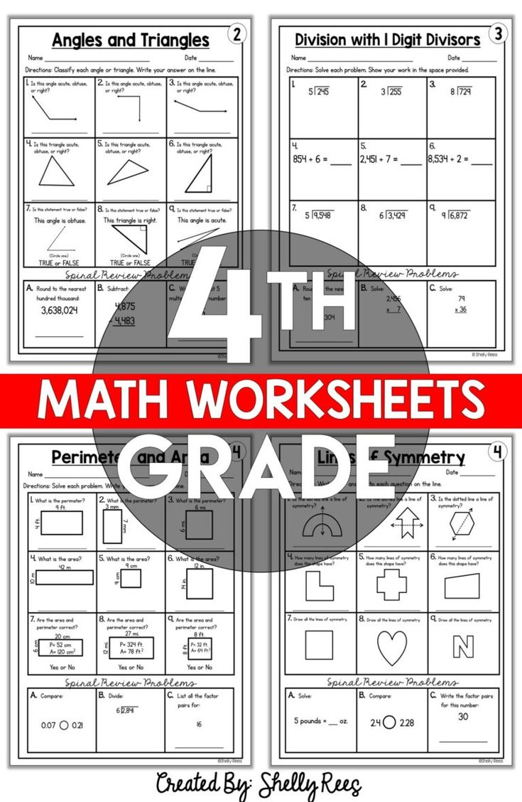 30 4Th Grade Math Worksheets Multiplication Free Printable