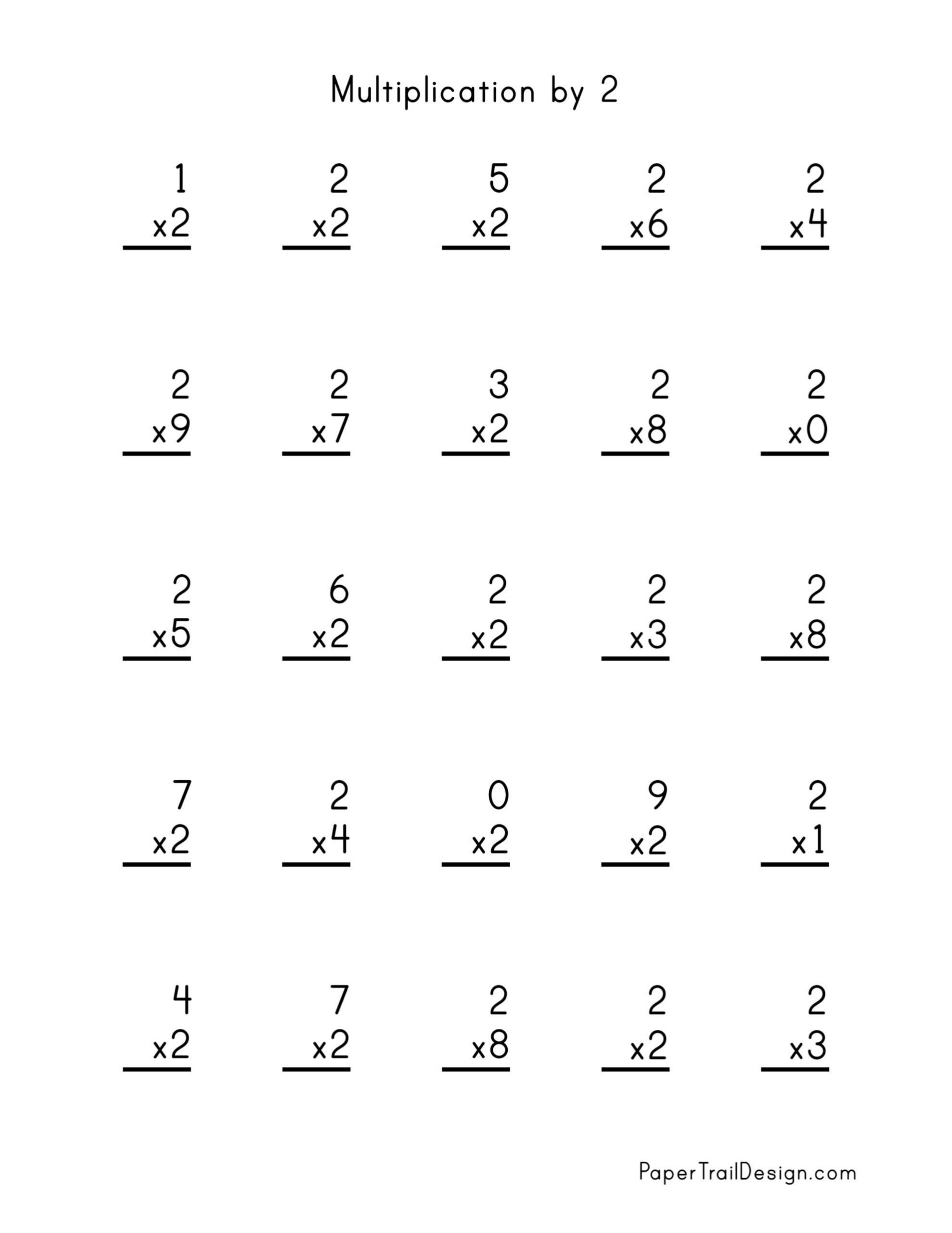 30 4Th Grade Math Worksheets Multiplication Free Printable