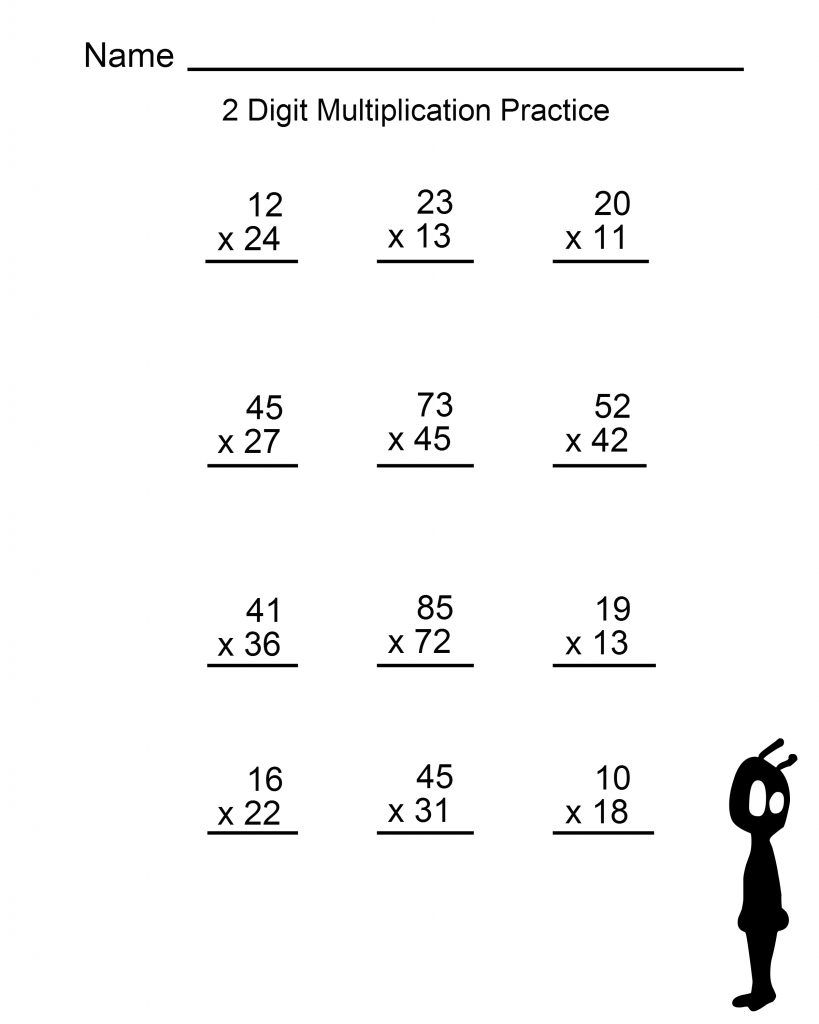 30 4Th Grade Math Worksheets Multiplication Free Printable