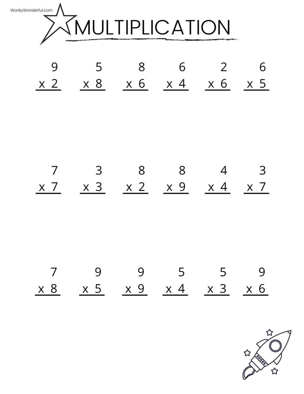 30 4Th Grade Math Worksheets Multiplication Free Printable