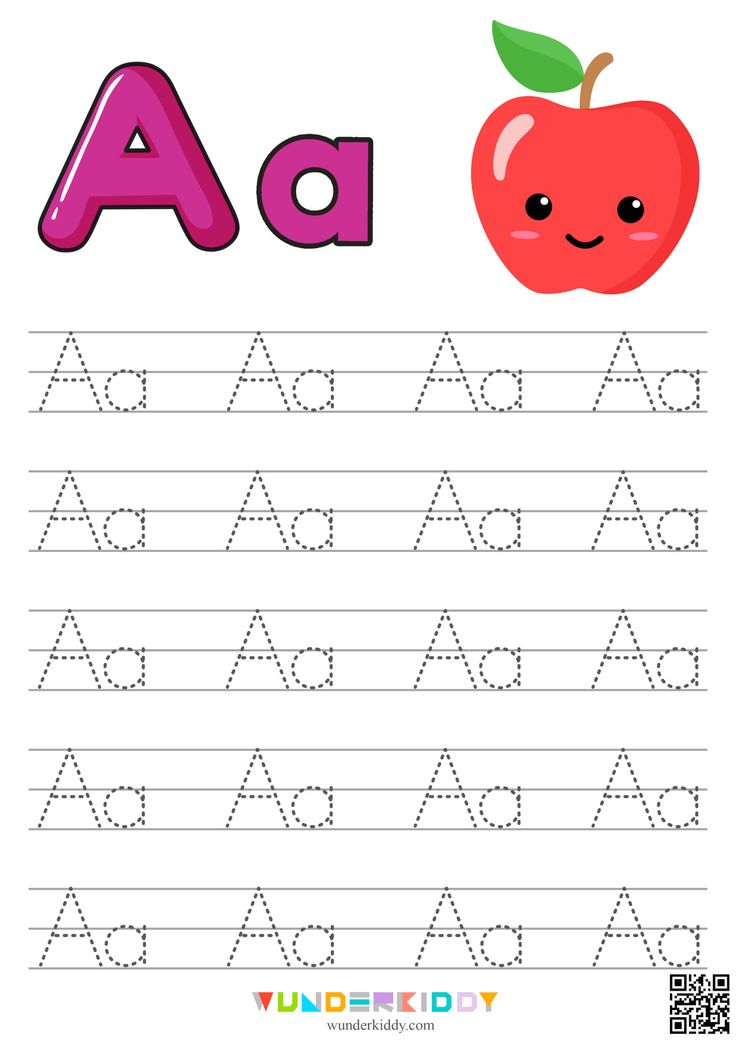 30 Alphabet Worksheets Kindergarten Letter Tracing Printable