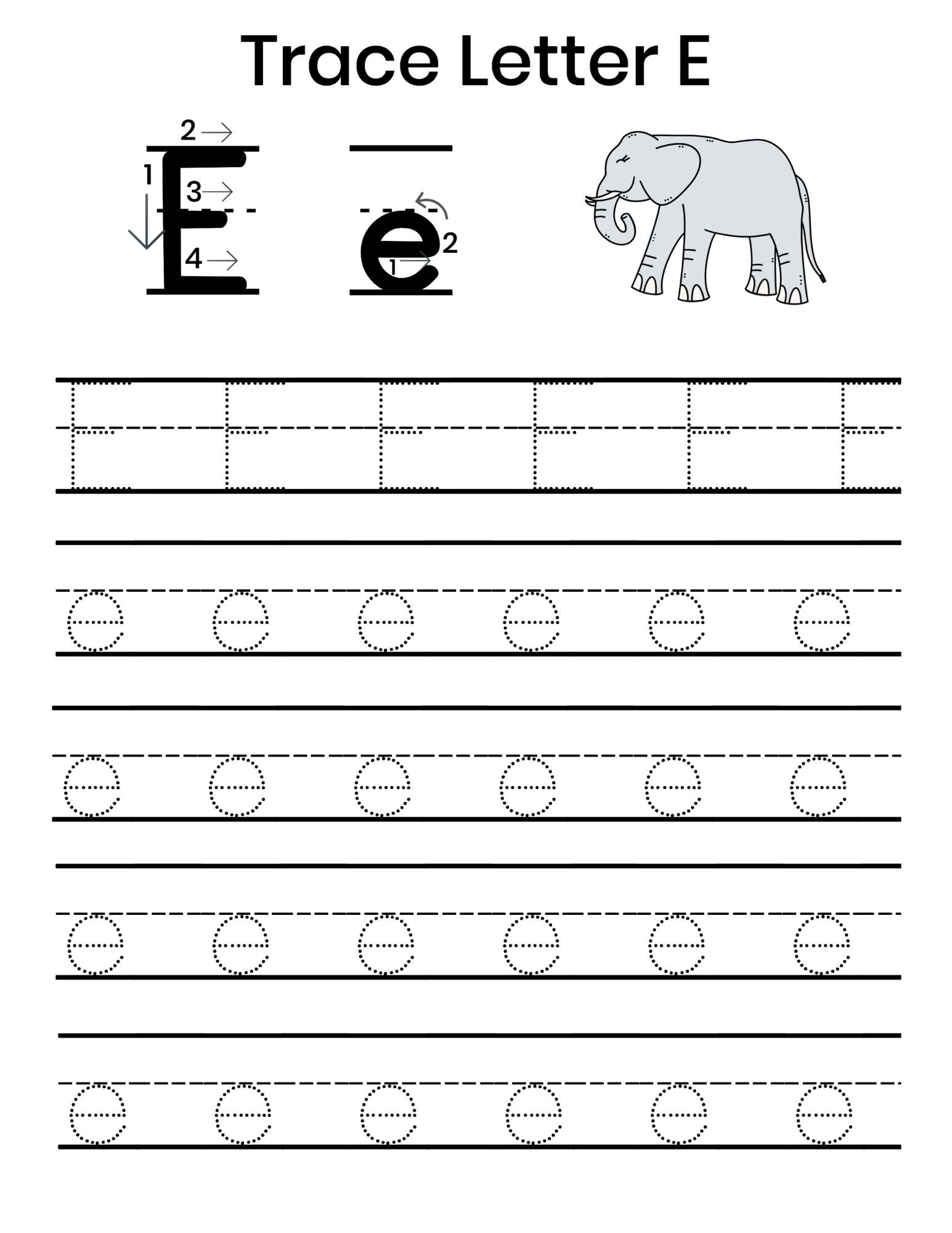 30 Alphabet Worksheets Kindergarten Letter Tracing Printable